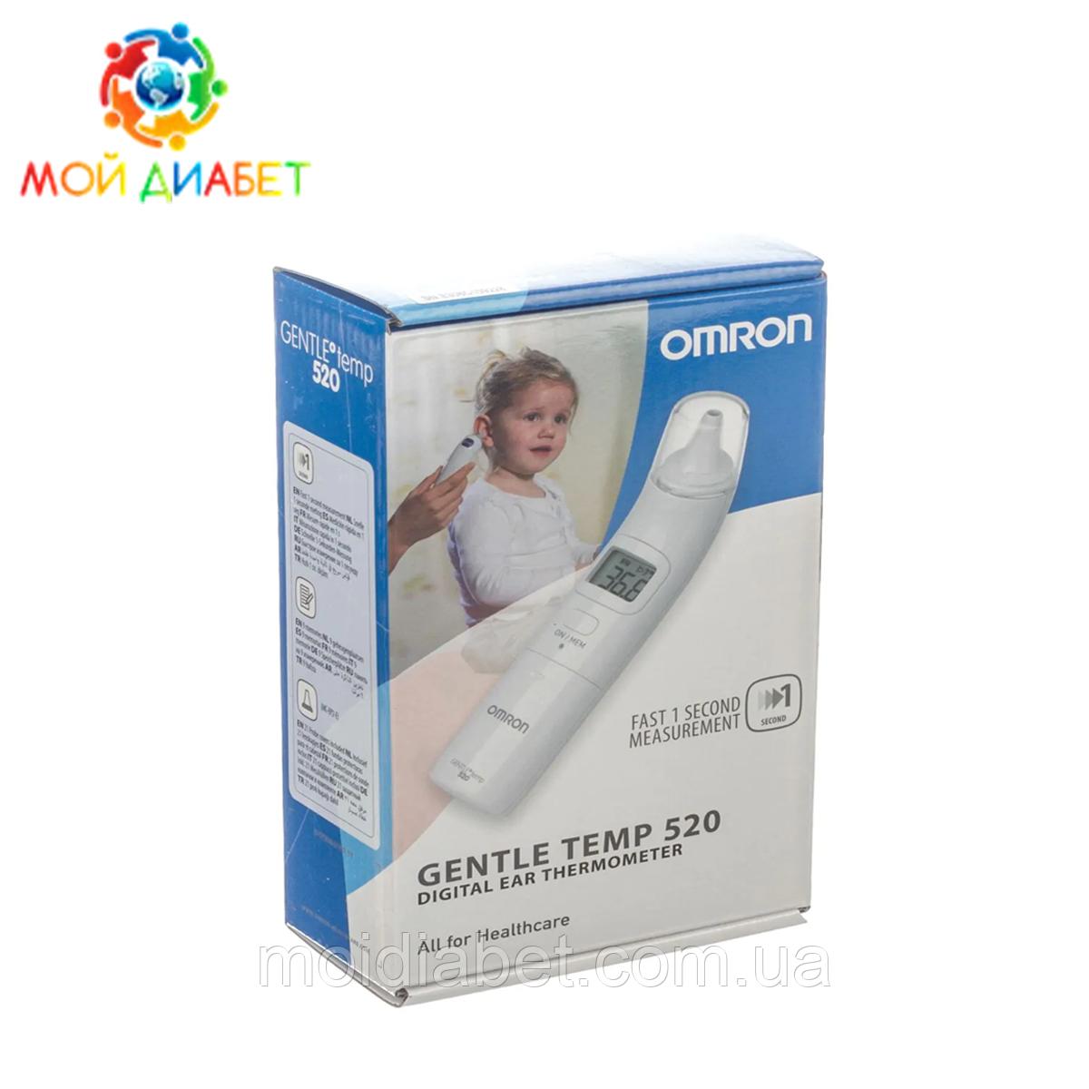 Термометр вушний Omron Gentle Temp 520 (МС-520-Е), фото 1
