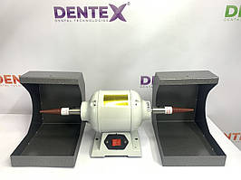 Шліфмотор полірувальний двосторонній з конусами та захисними кожухами