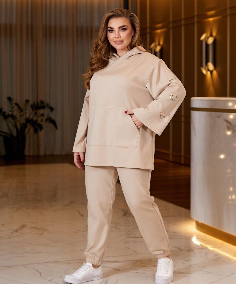 Костюм жіночий теплий прогулянковий кофта та штани 3026, фото 1