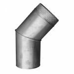 Відведення (коліно) 45 з оцинкованої сталі Ø85-300мм