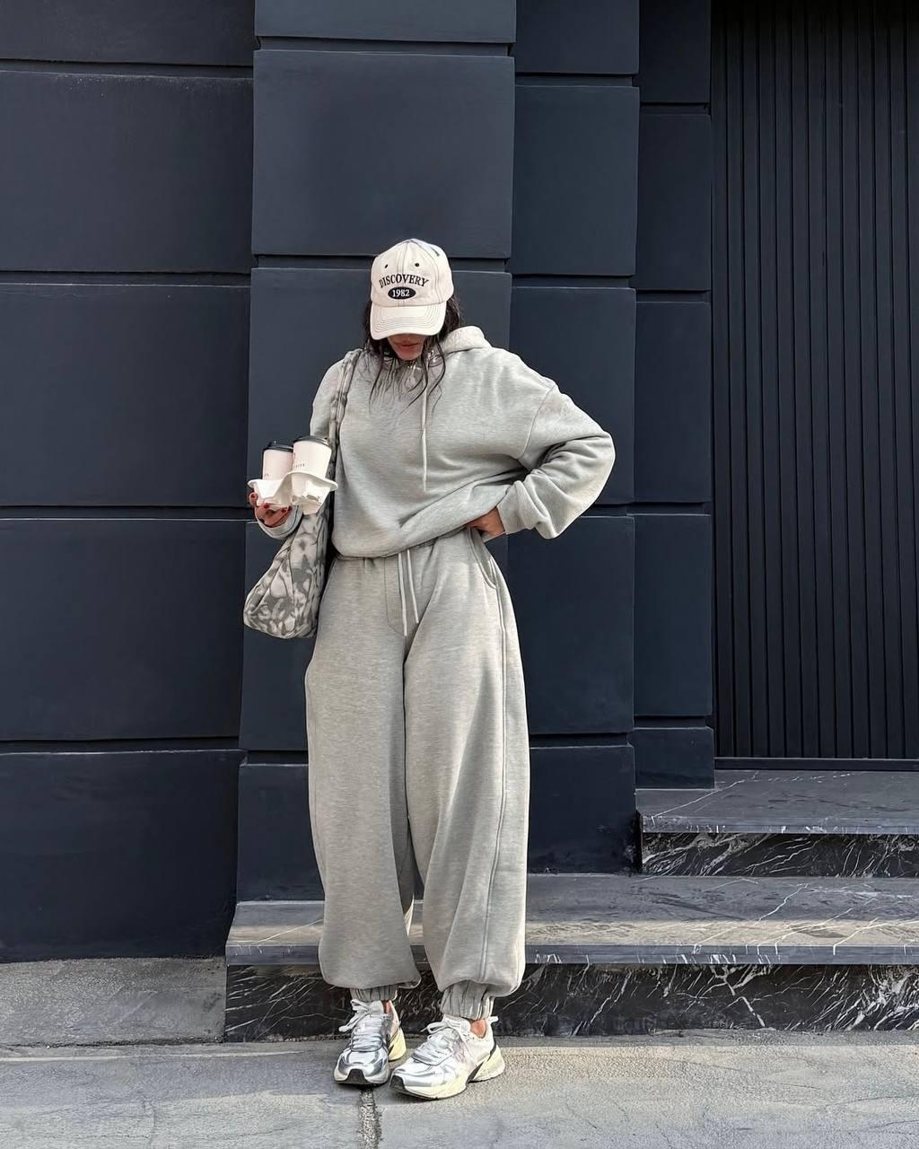 Костюм на флісі для милих дам "Трьохнитка". Розміри: 42-46, фото 1