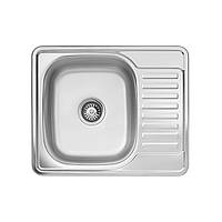Кухонная мойка Kroner KRP Satin - 5848 (0.8 мм) хабб