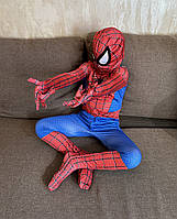 Детский костюм спайдермен человек паук для мальчика в красно - синем цвете супергерой для детей на подарок