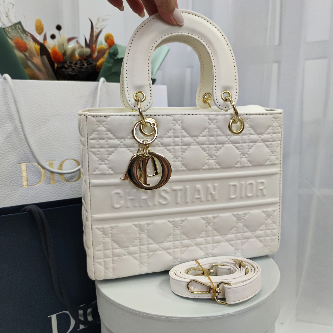 Жіноча сумка Леді Діор, міні