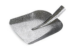 Лопата совкова 345×230×285мм молоткове покриття СИЛА