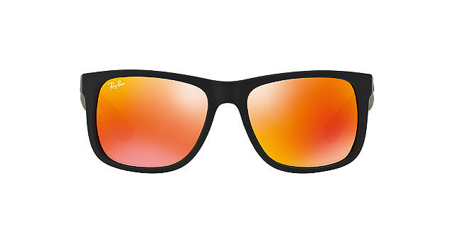 Сонцезахисні окуляри Ray-Ban ORIGINAL JUSTIN MIRROR COLLECTION BLACK/ORANGE RB4165 54 