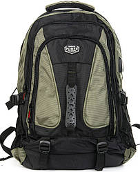 Рюкзак туристичний на 40 літрів зелений Power in Eavas 8212 міський шкільний підлітковий спортивний 50х35х25см