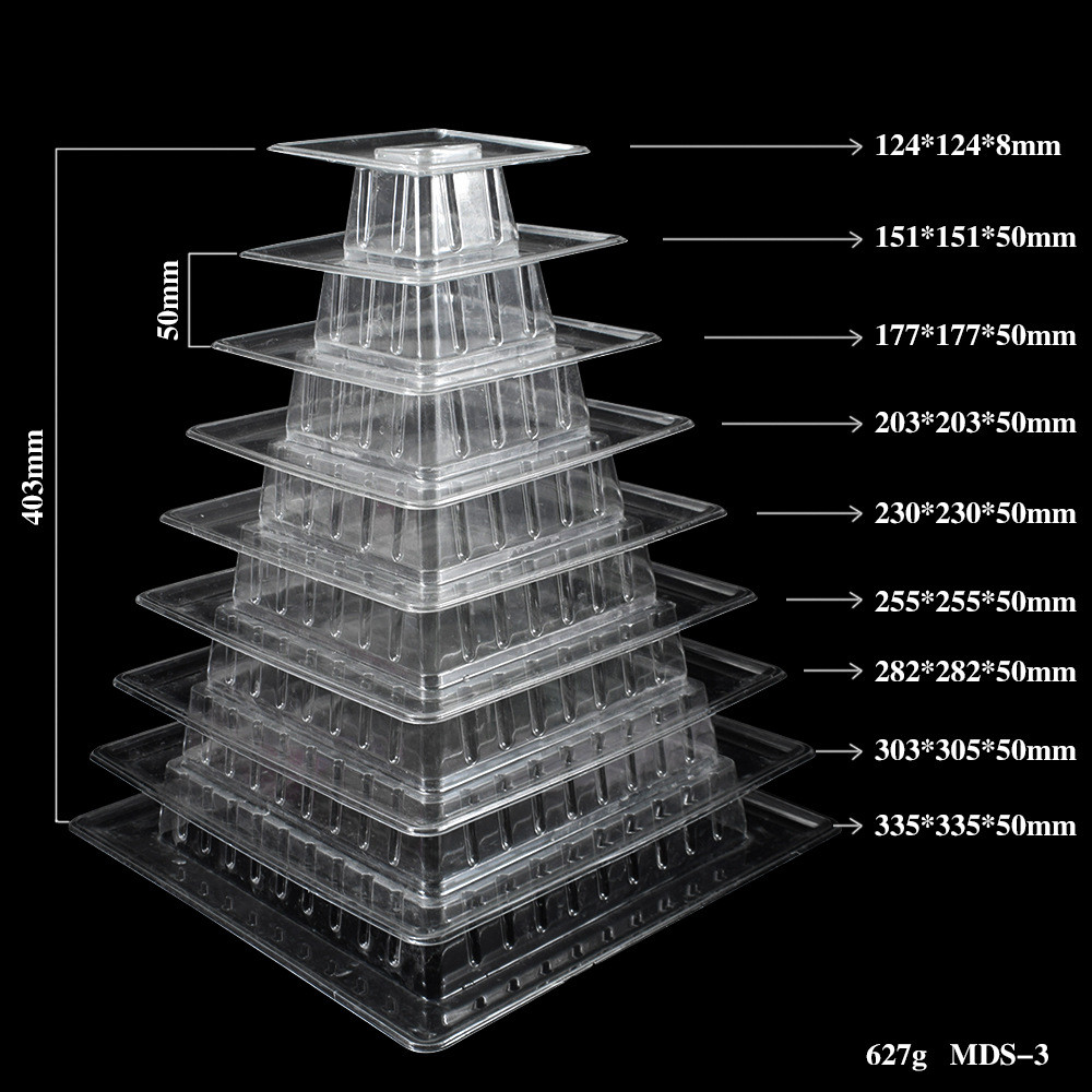 Підставка на 9 ярусів для макаронс КВАДРАТНА, фото 1