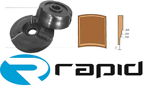 ФРЕЗА,З МЕХАНІЧНИМ КРІПЛЕННЯ ТВЕРДОСПЛАВНИХ НОЖІВ, ДЛЯ ВИГОТОВЛЕННЯ ФІЛЬОНКИ