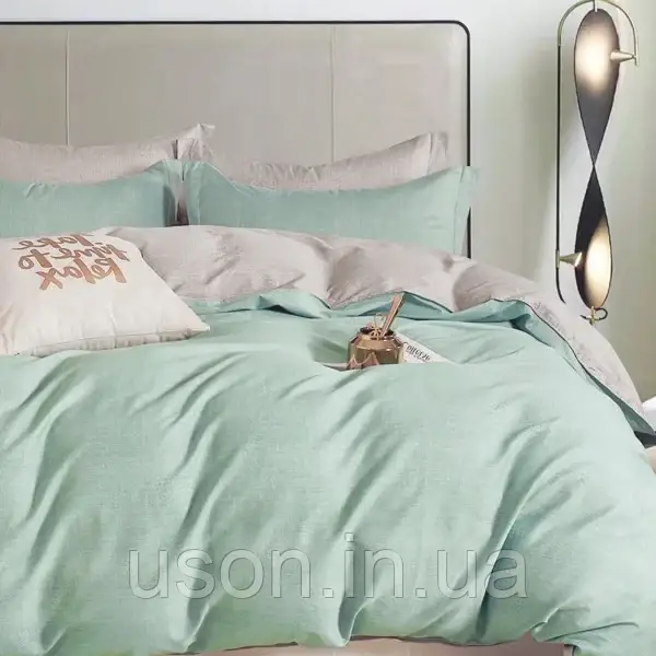 Комплект постільної білизни сатин твил Вілюта сімейний розмір 784, фото 1