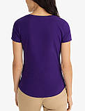 Жіноча футболка US Polo Assn з логотипом 1159843470 (Фіолетовий S), фото 2