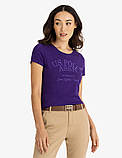 Жіноча футболка US Polo Assn з логотипом 1159843470 (Фіолетовий S), фото 3