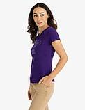 Жіноча футболка US Polo Assn з логотипом 1159843470 (Фіолетовий S), фото 4