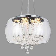 Бронзова люстра  led 18W з прозорим плафоном (800-P8057 led CL), фото 4