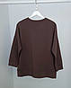 Світшот вільного крою жіночий коричневий / шоколадний. One Size, фото 4