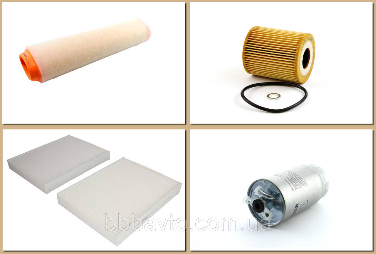 Комплект автомобільних фільтрів BMW 5 Series E39 525D /  530D - engine  M57 ( 2000–2004), фото 1