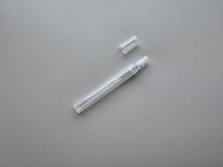 5 - 5.3 мл пробник пластиковий напівпрозорий флакон атомайзер з розпилювачем, фото 1