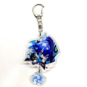 "Оророн (Геншин / Genshin)" брелок акриловий двосторонній з уф-друком