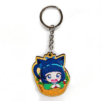 "Маомао (Монолог травниці / Apothecary Diaries)" брелок дерев'яний двосторонній з уф-друком