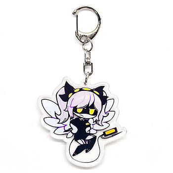 "J / Джей (Дрони-вбивці / Murder Drones)" брелок акриловий двосторонній з уф-друком