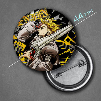 "
Енджін (Гачіакута / Gachiakuta)" значок круглий на булавці Ø44 мм