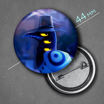 "Птах (Кейпоп мисливиці на демонів / KPop Demon Hunters)" значок круглий на булавці Ø44 мм