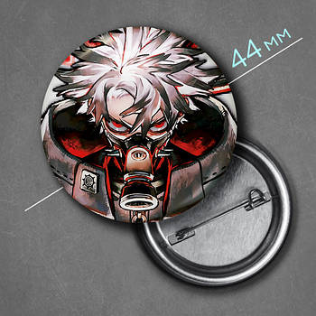 "
Рудо (Гачіакута / Gachiakuta)" значок круглий на булавці Ø44 мм