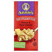 Annie's Homegrown, Pasta & Cheese, Penne & Four Cheese, 156 г (5,5 унции)