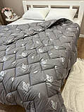 Ковдра зі штучного лебединого пуху/Ковдра экопух двоспальна/Ковдра Еко пух ЛериМакс 180*210см., фото 2