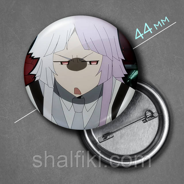 "Тацухіко Шібусава (Проза бродячих псів / Bungo stray dogs)" значок круглий на булавці Ø44 мм, фото 1