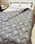Ковдра зі штучного лебединого пуху/Ковдра экопух двоспальна/Ковдра Еко пух ЛериМакс 180*210см., фото 4