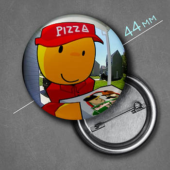 "Еліот (Форсакен / Forsaken)" значок круглий на булавці Ø44 мм