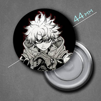 "
Рудо (Гачіакута / Gachiakuta)" магніт круглий Ø44 мм