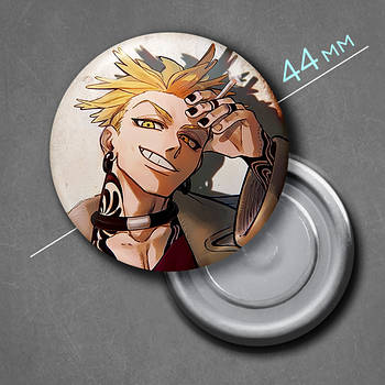 "
Енджін (Гачіакута / Gachiakuta)" магніт круглий Ø44 мм