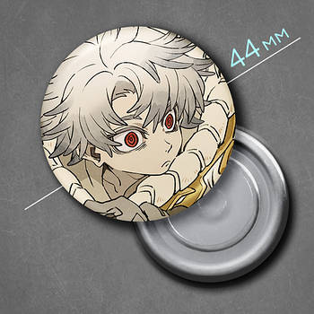 "
Рудо (Гачіакута / Gachiakuta)" магніт круглий Ø44 мм