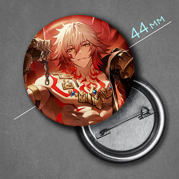 "Мідей (Хонкай Стар Рейл / Honkai: Star Rail)" значок круглий на булавці Ø44 мм