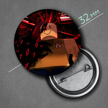 "Джон Доу (Форсакен / Forsaken)" значок круглий на булавці Ø32 мм