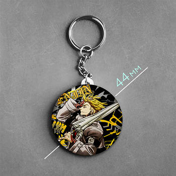 "
Енджін (Гачіакута / Gachiakuta)" брелок круглий Ø44 мм