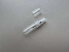 3 мл Олівець прозорий скляний з пластиковим прозорим спреєм, флакон, пляшка, атомайзер з розпилювачем