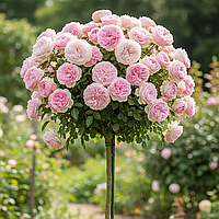 Саджанці англійської троянди Брайдал Піано на штамбі (Rose Bridal Piano)