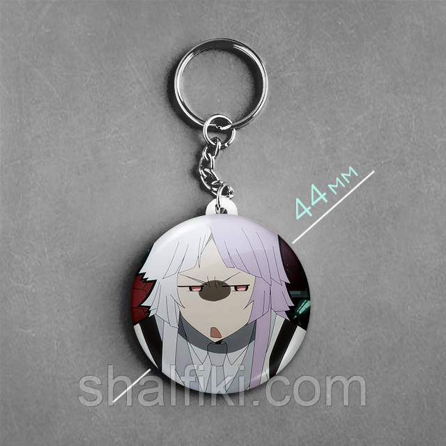 "Тацухіко Шібусава (Проза бродячих псів / Bungo stray dogs)" брелок круглий Ø44 мм, фото 1