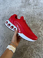 Червоні текстильні жіночі кросівки Nike Air Max DN - демісезонні повсякденні найк аір макс