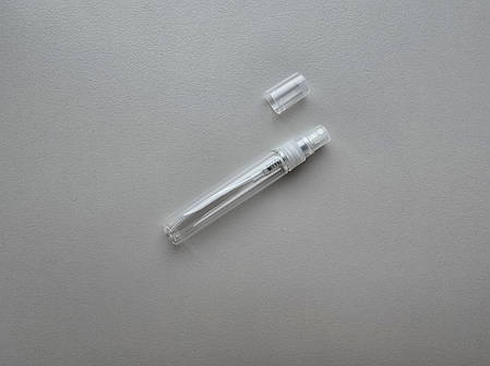 8 мл Олівець скляний прозорий з прозорим спреєм, флакон, пляшка, атомайзер, фото 1