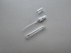 8 мл Олівець скляний прозорий з прозорим спреєм, флакон, пляшка, атомайзер, фото 3