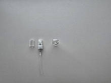 8 мл Олівець скляний прозорий з прозорим спреєм, флакон, пляшка, атомайзер, фото 4