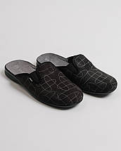 Тапочки чоловічі велюрові Inblu OG4H чорні, фото 2