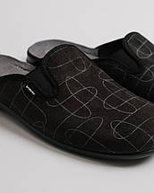 Тапочки чоловічі велюрові Inblu OG4H чорні, фото 3