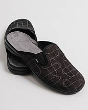 Тапочки чоловічі велюрові Inblu OG4H чорні, фото 5