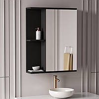 Підвісна шафка з дзеркалом у ванну 580х740х150 ДСП