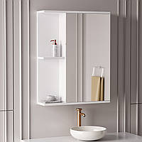 Підвісна шафка з дзеркалом у ванну 580х740х150 ДСП